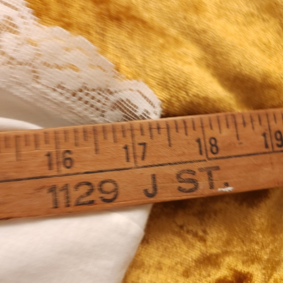 Kayser 1970's Cotton Lace Bralette Crop/Brami - Picture 6 of 16